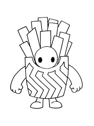 Print your favorite characters for free in excellent quality. Colouring Page French Fries Skin Fall Guys Coloringpage Ca