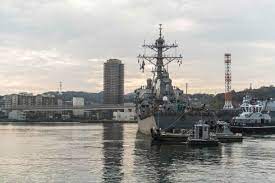 Like if i wanted the 7th line from ifconfig. Another 7th Fleet Destroyer Leaves Dry Dock At Yokosuka Naval Base Pacific Stripes
