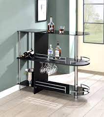 Maybe you would like to learn more about one of these? Kings Brand Furniture Bar Table With Two Tempered Glass Shelves Black Buy Online In Angola At Angola Desertcart Com Productid 16470407