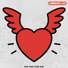 Angel wings free svg files. Heart With Wings Svg Karimoos Free And Premium Svg Design Bundles
