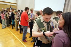 Stafford troop sees 12 Eagle Scouts soar together in 'bittersweet' ceremony
