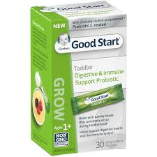 We may earn commission from links on this page, but we only recommend products we. Gerber Good Start Grow 1 Toddler Digestive Immune Support Probiotic Packets Shop Medical Devices Supplies At H E B