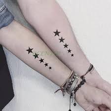 Check out few lovely star tattoos that can give you an inspiration to get a tattoo for yourself below! Waterproof Temporary Tattoo Sticker Black Stars Star Fake Tatto Flash Tatoo Tatouage Wrist Foot Hand For Girl Women Men Temporary Tattoos Aliexpress