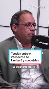 Tensión entre el intendente de Lambaré, Guido González y concejales por  desvinculación de funcionarios 👊 📍Los ediles Nelson Medina y Elvis  Paniagua denunciaron irregulares en la comuna. 🤔Además, ...