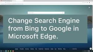 We did not find results for: Change Search Engine From Bing To Google In Microsoft Edge Youtube