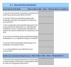Security Risk Assessment Template Best Of 10 Sample Security Risk Assessment Templates Pdf Word Security Assessment Assessment Risk Analysis