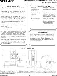 Manually put the bolt in the extended (lock) position. Irc Door Lock Low Power Proximity Transmitter User Manual 55005 B Pdf Schlage Electronic Security