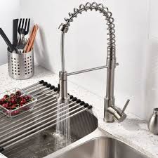 Once you've tried one of these ingenious gadgets, you'll wonder how you managed without. Sink Faucets Sale Shop Quilmes Brushed Nickel Kitchen Sink Faucet With Pull Down Sprayer Fontana Showers Big Sale Now On Sink Faucet Modern Kitchen Faucets Kitchen Sink Sprayer Pull Down Faucet Kitchen