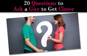 Let's be real—there's nothing easy about online dating. 20 Questions To Ask A Guy You Like To Get Closer A New Mode