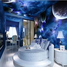 22 Space Themed Room Design Ideas For A New Atmosphere In Your Home Space Themed Bedroom Galaxy Bedroom Space Themed Room