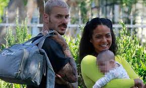 M.pokora fan club officiel belge. Christina Milian Is All Smiles With Her Partner Matt Pokora And Their Five Month Old Son Isaiah Daily Mail Online