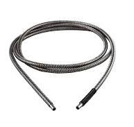 BX4 type, Flexible, Stainless Steel Hose, Glass Fiber Optic Cable, 1/4"  (6.3mm) Active Fiber Bundle