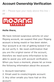 Why is my username not working in minecraft? Mojang Support On Twitter We Will Never Ask You For This Kind Of Information Unless It S Through Our Official Intake Form At Https T Co Pbbhvfakvl Do Not Respond To This Email Https T Co 6oyaw1djxm