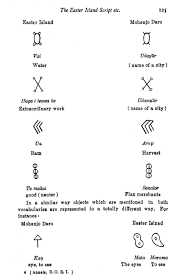 A version of the latin alphabet is used to write rapa nui, although the language is rarely written, and most easter islanders write in . What S The Explanation For The Similarities Seen Between The Rapa Nui Script And The Indus Valley Script History Stack Exchange