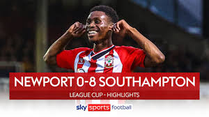 Exiles dumped out of the carabao cup after thrashing from premier league saints. Vh 62ztn0itgkm