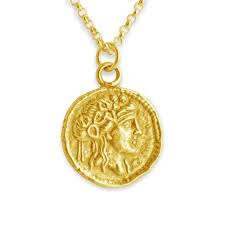 Athena Has Been Portrayed Throughout History As Not Just A Shrewd Companion Of Heroes But Also The L Ancient Coin Pendant Athena Greek Goddess Goddess Jewelry