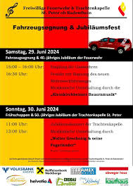 Fahrzeugsegnung & Jubiläumsfest der FF St. Peter ob Radenthein