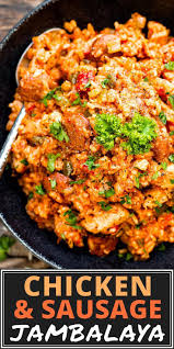 Sausage Chicken Cajun Jambalaya Gluten Free Recipe Jambalaya Recipe Easy Louisiana Recipes Slow Cooker Jambalaya