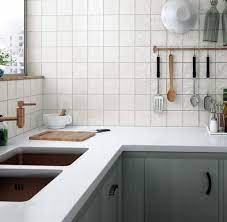 The harrow grafito tile from tile space parnell makes for a gorgeous splash back at palazzo kitchens. Is Square The New Subway Contemporary Square Kitchen Kitchen Wall Tiles White Kitchen Tiles