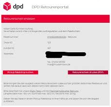 6.000 dpd pickup paketshops ab (hier finden sie den paketshop in ihrer nähe sowie weitere infos.) bewahren sie die quittung über die abgabe des pakets auf, da diese als nachweis für ihre. Retoure Retourenschein Erstellen Schuh Okay