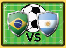 Tuesday 16 october 2018 21:51, uk. Brazil Vs Argentina Sport Game Vector Symbol Against The Background Royalty Free Cliparts Vectors And Stock Illustration Image 41250315