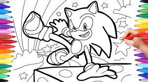 If sonic was real, his top speed would be 768 mph, which is the speed of sound. Sonic The Hedgehog Coloring Pages Learn Coloring With Sonic Coloring Book For Kids Youtube
