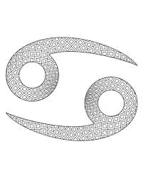 Zodiac sign cancer coloring pages. Pin On Coloring Pages
