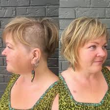 Best hairstyle for round face over 60. 40 Short Hairstyles For Round Faces And Double Chins Babydoll Couture Glam