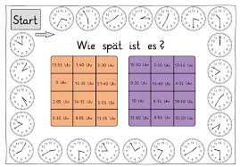 Grundschultante Uhrenspiel Teil 2