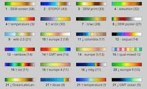 creating color palettes twinkling neopixel parasol