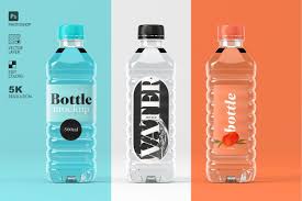 Clear plastic water bottle mockup. Plastic Water Bottle Mockup Bottle Mockup Modern Water Bottles Bottle