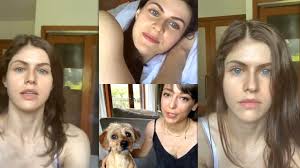 Alexandra Daddario Instagram Live Stream 7 May 2020 Ig Live S Tv