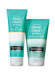 Deep Clean Purifying Clay Face Mask Cleanser Neutrogena Skin Cleanser Products Neutrogena Exfoliating Face Scrub