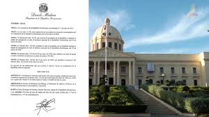 En ejercicio de las atribuciones que me confiere el a11ículo 128 de la constitución de la república, dicto el siguiente. Presidente Danilo Medina Extiende Horario De Toque De Queda Youtube