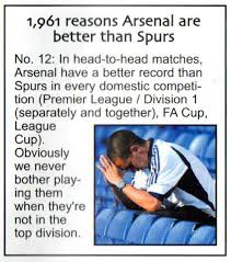 Head to head statistics and prediction, goals, past matches, actual form for friendlies. Arsenal Vs Tottenham Head To Head History