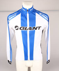 Giant Team Bioracer Jersey Ls White Blue