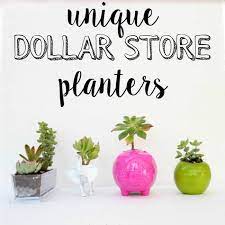It was going to cost me a fortune this year, i use to get them at the dollar tree for $1.00, but. Unique Dollar Store Planters