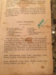 Bernaise Cookbook French Hughes Sauce Julia Child Dated Maria From Chef The Mybernaise Sauce Fro Julia Child Recipes Retro Recipes Bernaise Sauce