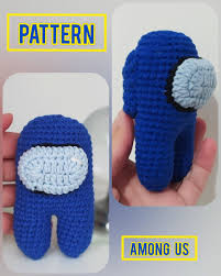 Among Us Crochet Pattern Plush Amigurumi Crewmate Impostor Among Us Doll Handmade Pattern In 2020 Crochet Patterns Dolls Handmade Crochet Toys Patterns