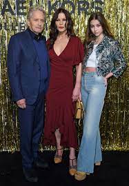 Catherine zeta jones opens up about talented children hello. Catherine Zeta Jones Makes Rare Family Outing With Mini Me Daughter Carys And Husband Michael Douglas