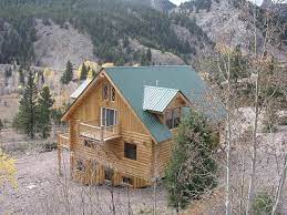 The rental cabin sleeps up to 12 people with a what to do in lake city, co. Log Cabin In Lake City Colorado