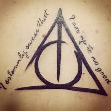 I Solemnly Swear That I Am Up To No Good Harry Potter Harry Potter Tattoos The Deathly Hallows Symbol And The Quote I Solemnly Swear That I Am Up To No Good Harry Potter Tattoos Tattoos Hp Tattoo