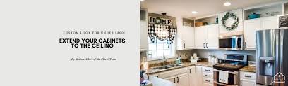 And there is good reason for this, as wall cabinets with these proportions are fairly accessible to most people standing on the floor or using a short stepladder. How To Extend Your Kitchen Cabinets To The Ceiling Lifestyle Melissa Albert
