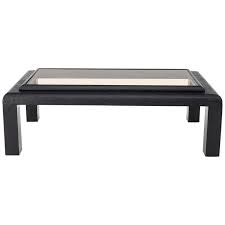 As well as smooth black lacquer, contemporary oriental coffee tables looks great in a white lacquer finish which creates a very different style within the home. Cloth Wrapped Black Lacquer Glass Top Rectangular Coffee Table For Sale At 1stdibs