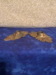 Buy Vintage Pewter Colonial Casting Company Grape Leaf Gold Tone  Collectible Functional Center Piece Mid Century Candle Holders Online in  India