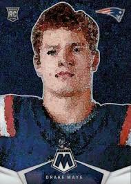 Drake Maye 2024 Mosaic #303 Choice Peacock /(SSP) Price Guide