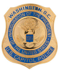 A us police officer has been killed after a man rammed a car into two officers at a barricade outside the us capitol and then emerged wielding a knife, law video showed the driver of the crashed car emerging with a knife in his hand and starting to run at the pair of officers, capitol police acting chief. Hake S Reagan 1981 U S Capitol Police Inaugural Badge