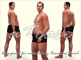 Black sims body preset cc sims 4 / more body presets you. A Tease Cas Body Preset For Males By Ssnl