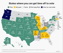 It might surprise you to know that federal law does not mandate any specific lunch or break periods. Can I Leave Work Early To Vote In 30 States The Answer Is Yes