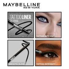 Tattoo studio liquid ink liner. Buy Maybelline New York Tattoo Studio Gel Liner Pencil Deep Teal Online At Best Price Bigbasket